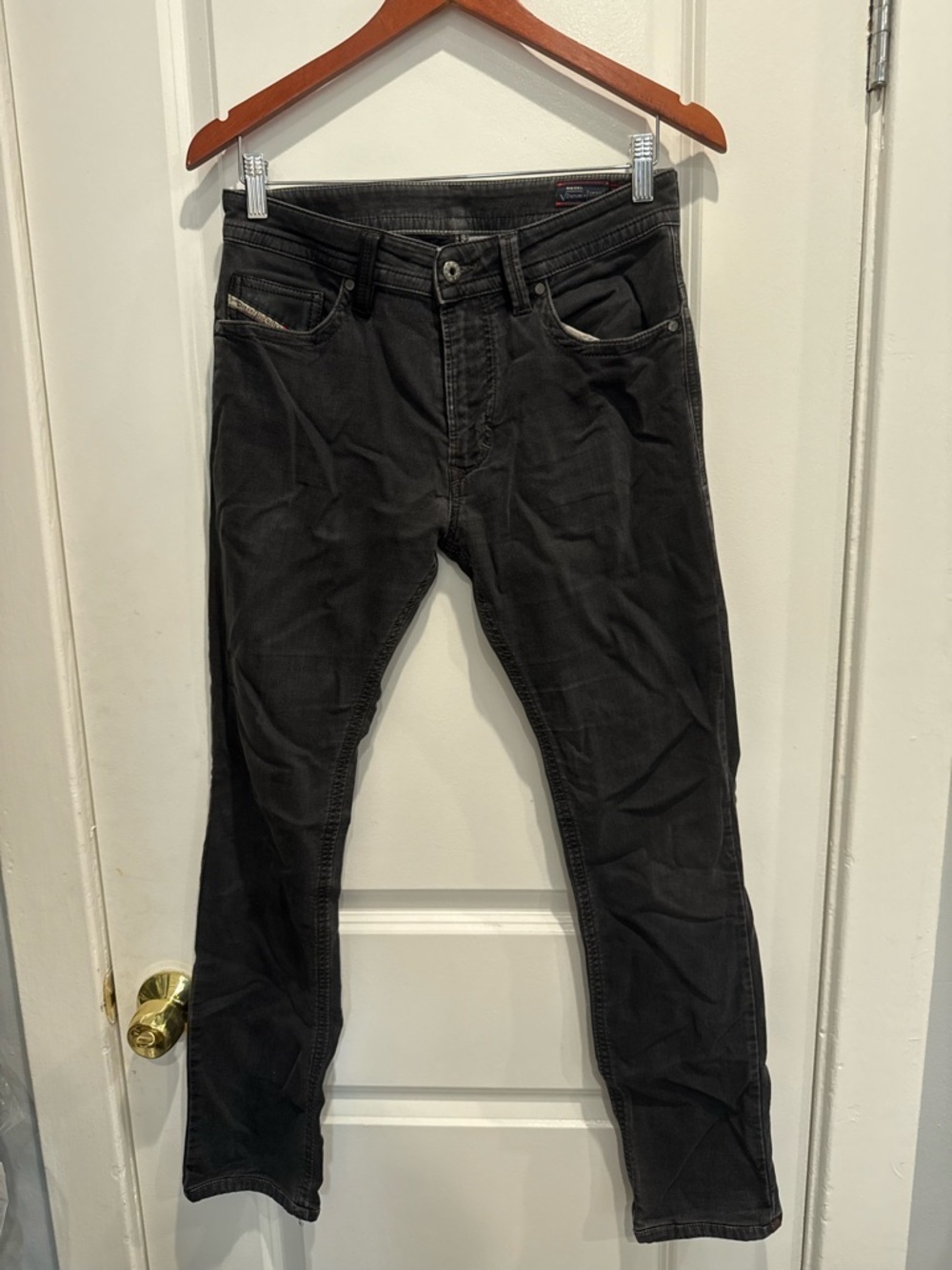 Diesel Black Slim Straight Men's Jeans